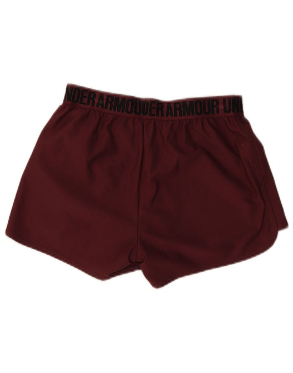 Damskie spodenki sportowe Under Armour Graphic XS, bordowy poliester