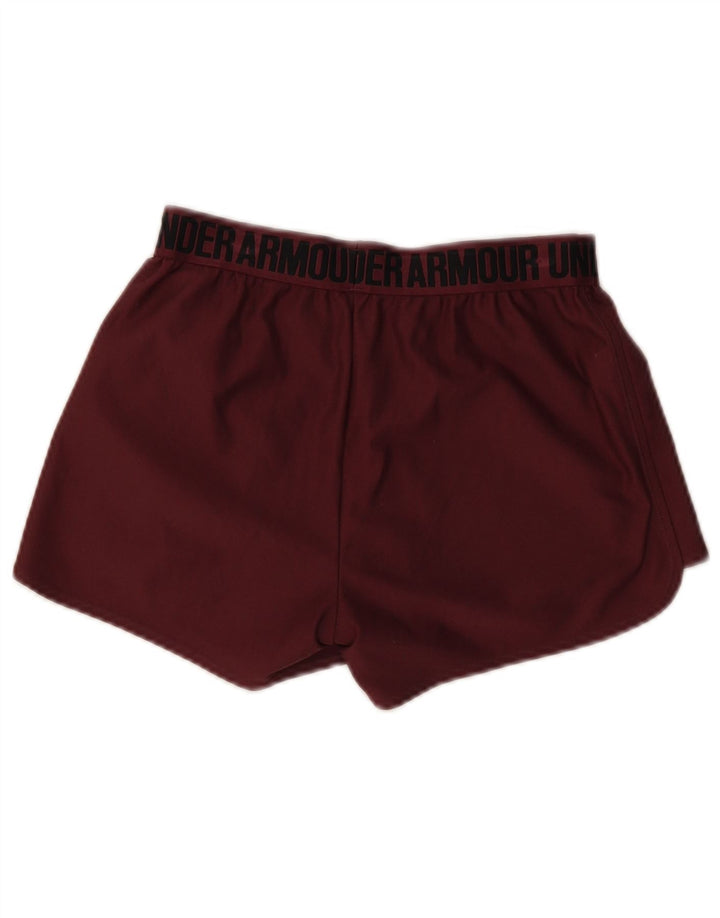 Damskie spodenki sportowe Under Armour Graphic XS, bordowy poliester