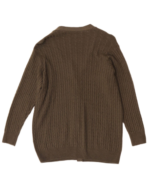 Marks & Spencer Damski sweter St. Michael Cardigan UK 14, duży khaki