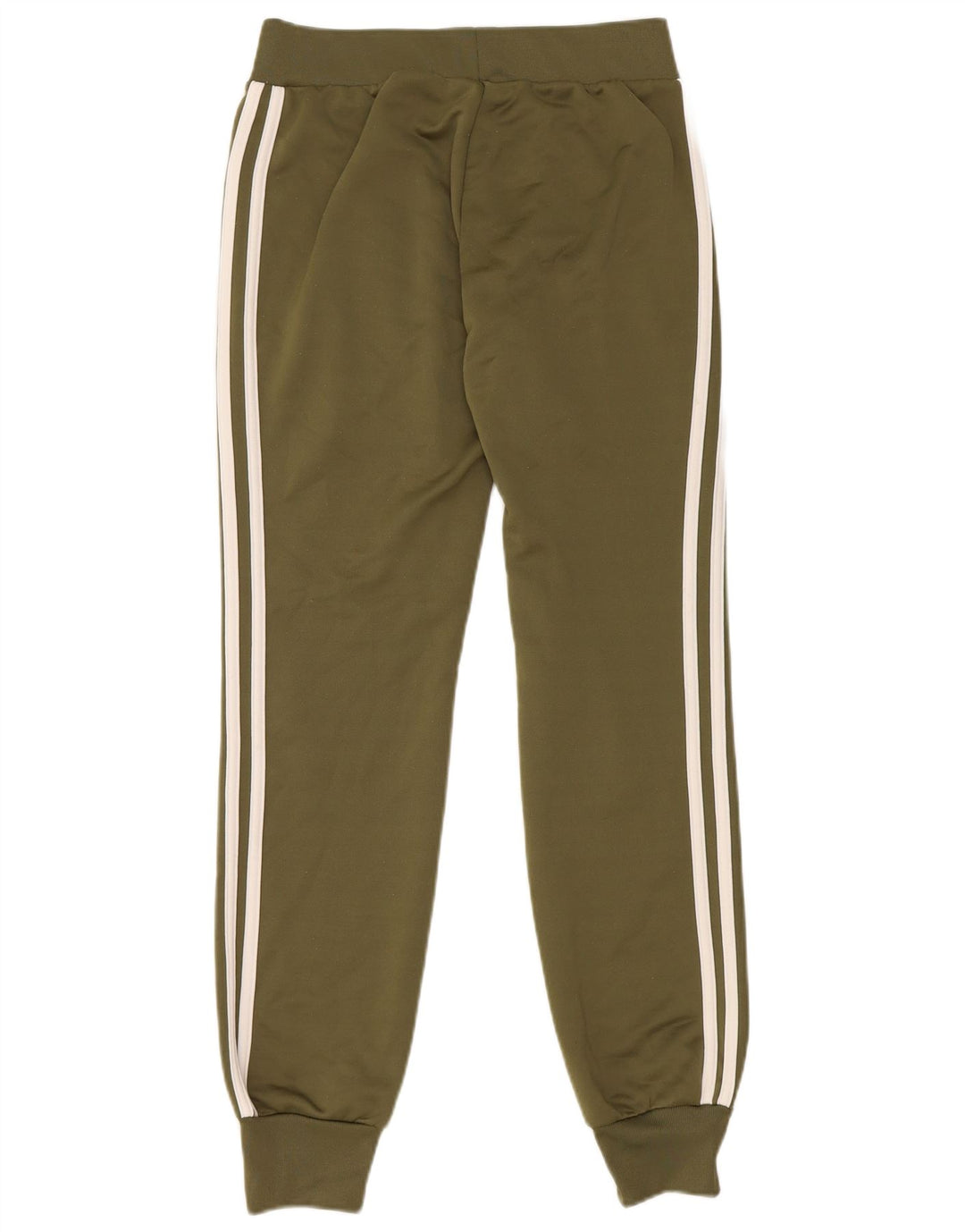 Damskie spodnie dresowe ADIDAS Joggers UK 10, małe, khaki, poliester