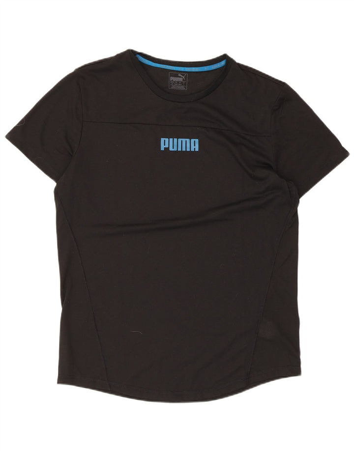 Męski T-shirt PUMA, duży, czarny, poliester