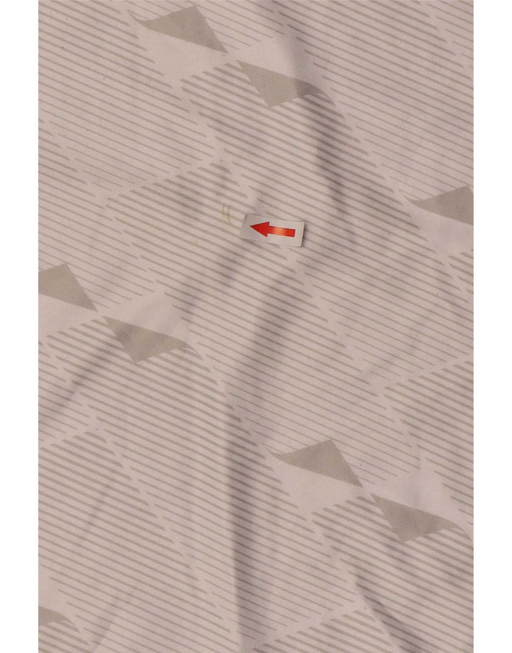 Męska koszulka z grafiką Umbro, duża, biała, geometryczna