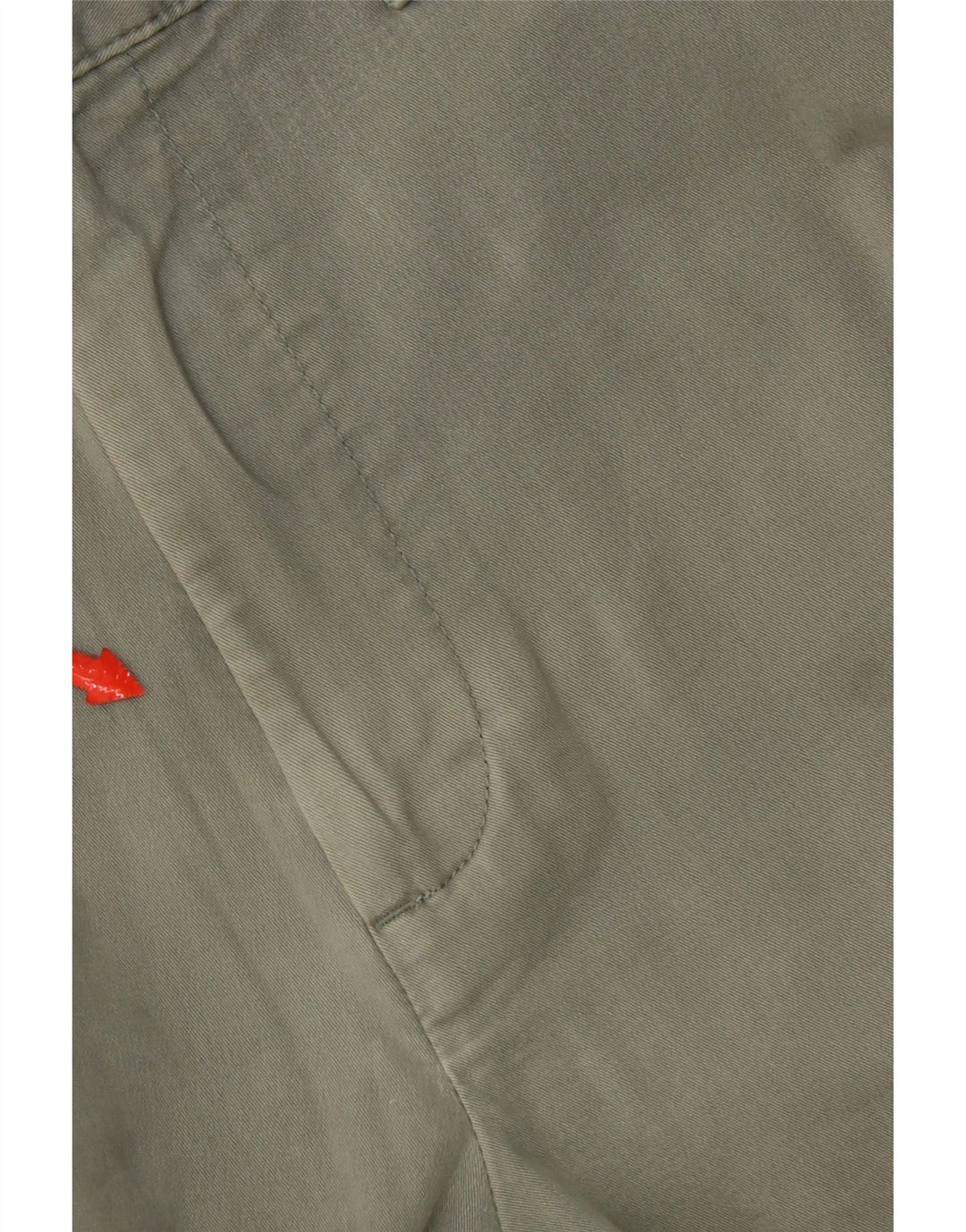 Damskie spodnie typu chino Regular Marks & Spencer W34 L33 Zielona bawełna
