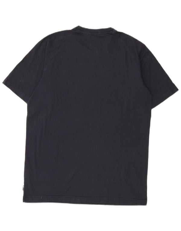 Męska koszulka graficzna Adidas Top Medium Granatowa, bawełniana