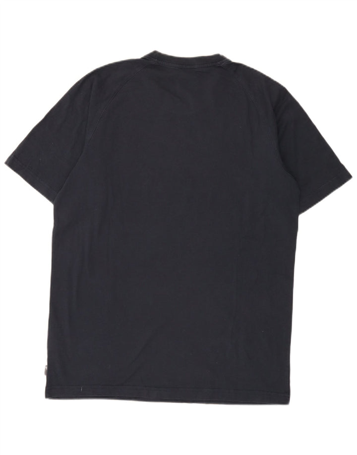 Męska koszulka graficzna Adidas Top Medium Granatowa, bawełniana
