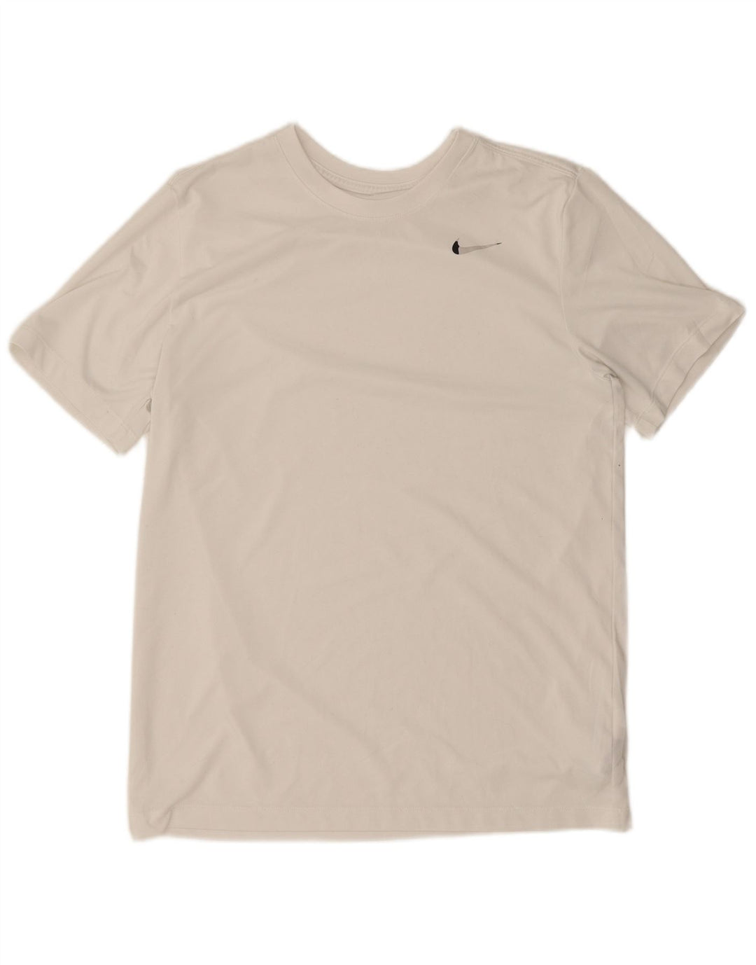 Męski T-shirt Nike Dri Fit Top, średni biały poliester