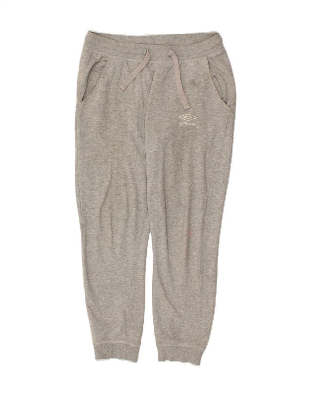 UMBRO Mens Graphic Tracksuit Trousers Joggers Medium Grey Cotton Vintage Umbro and Second-Hand Umbro from Messina Hembry 