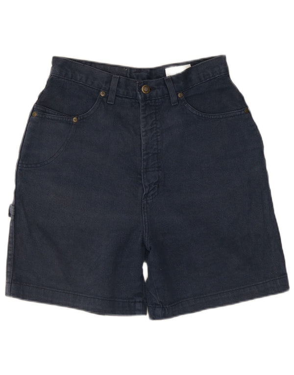 Damskie szorty Cristopher & Banks z wysokim stanem UK 8 Small W26 granatowe