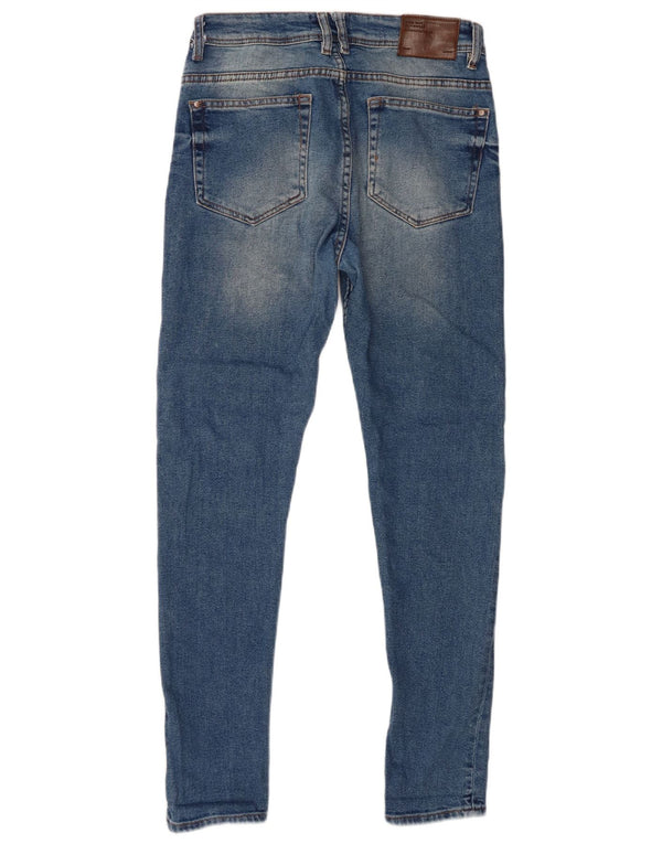 Męskie jeansy obcisłe Zara EU 38 Small W30 L29 Niebieskie