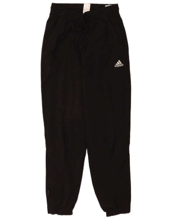 Adidas Mens Tracksuit Trousers Joggers Small Black Polyester