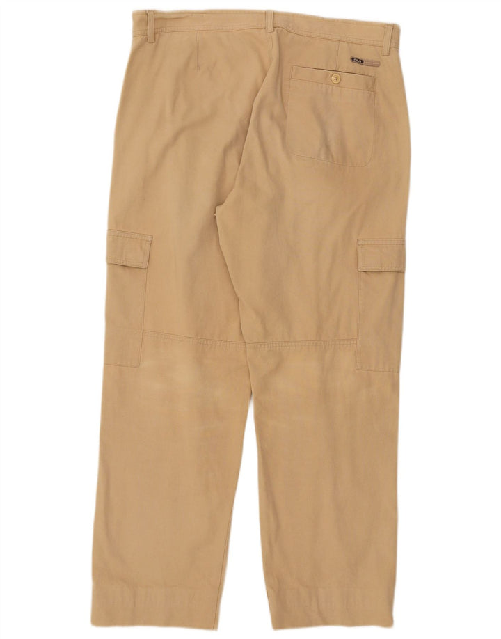 Spodnie męskie Fila Straight Cargo W38 L29 Beżowa bawełna