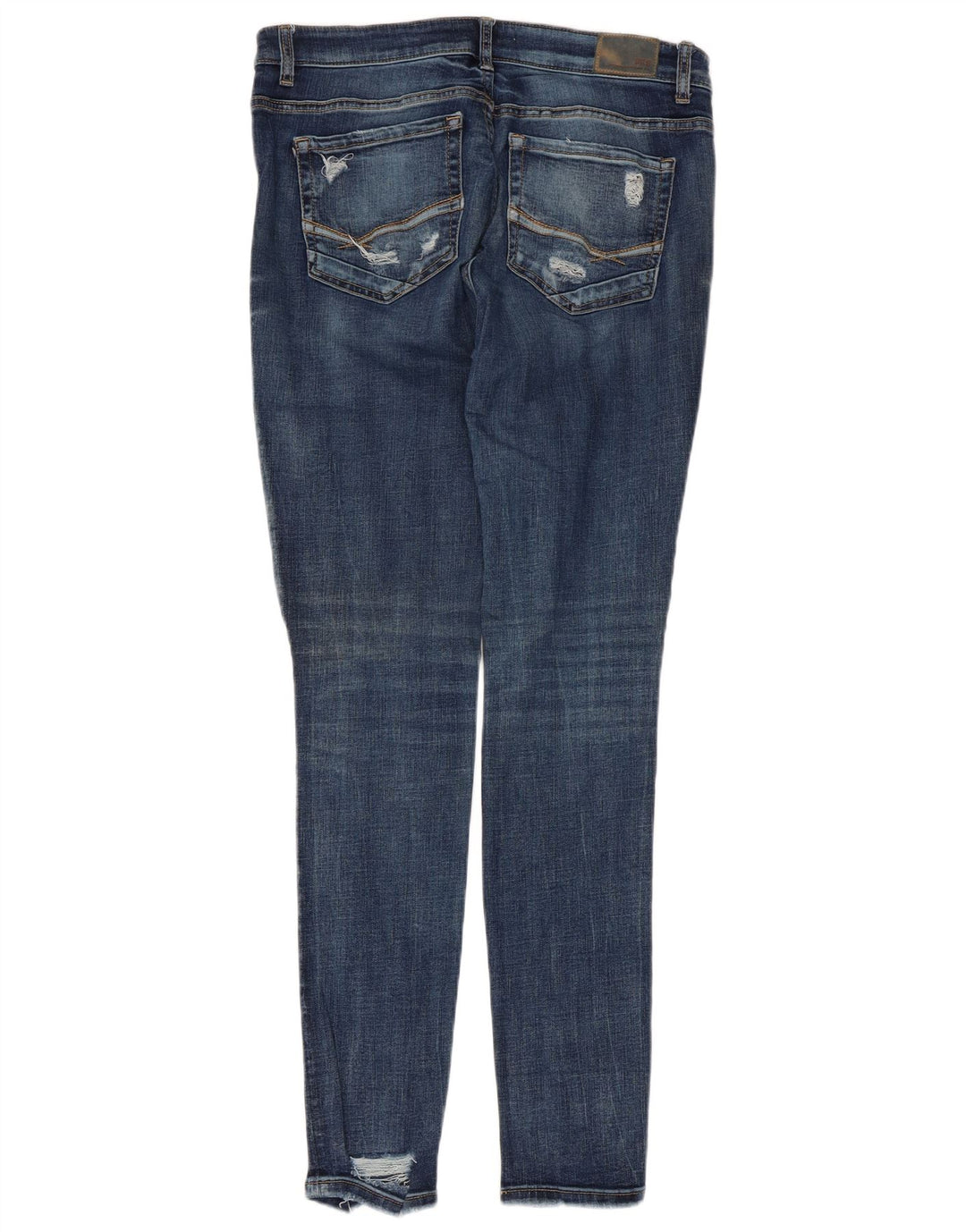 Damskie jeansy skinny BKE Payton ze średnim stanem W30 L31, niebieska bawełna