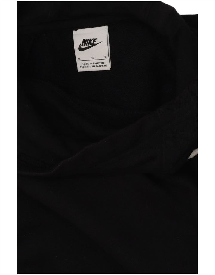 Męska bluza z kapturem Nike, średnia czarna, bawełniana