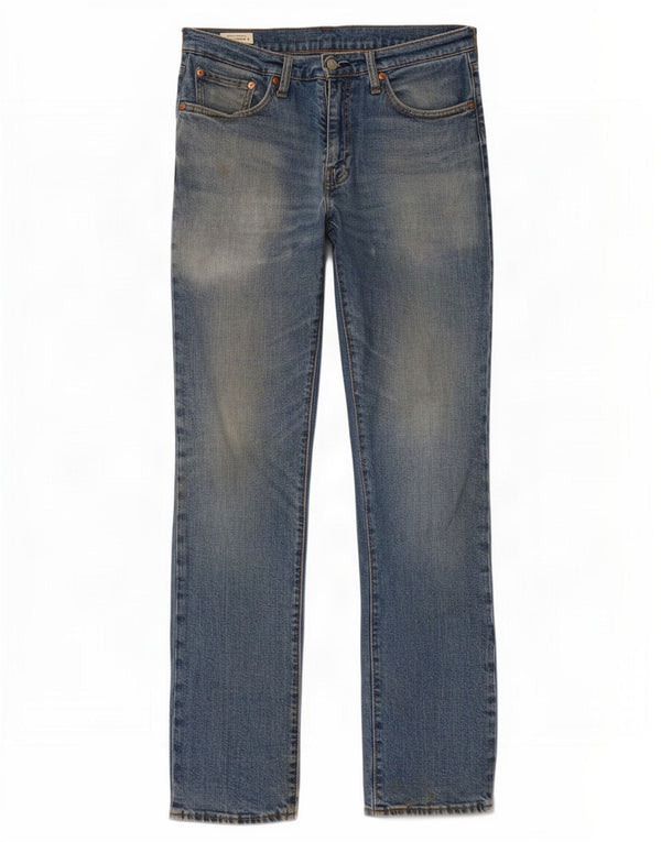 Męskie jeansy Levi's 511 Slim W32 L32 Niebieska bawełna