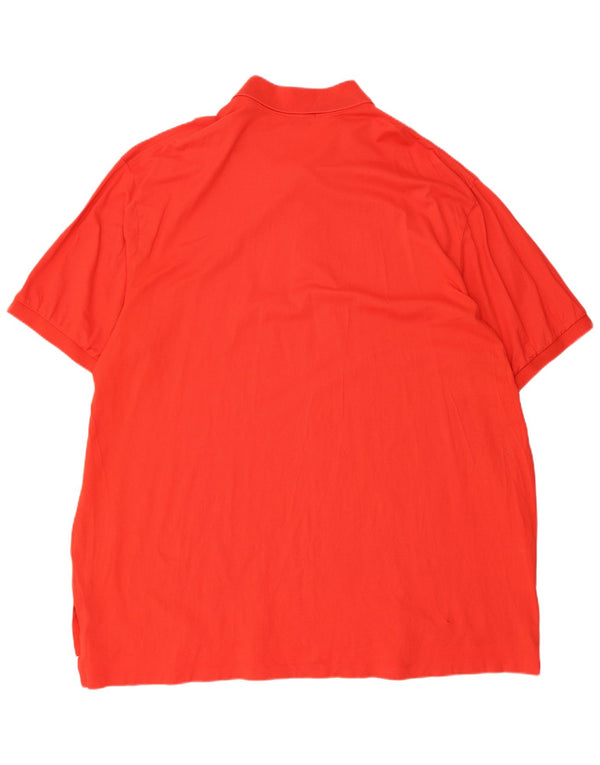 POLO RALPH LAUREN Męska duża koszulka polo 3XL, czerwona, bawełniana