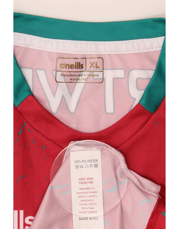 Męska kamizelka z grafiką O'Neills XL, poliester w czerwone paski