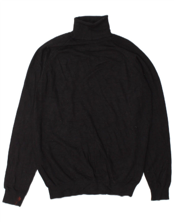 Sweter damski Zara z golfem UK 10, mały, czarny