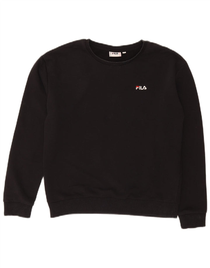 Bluza damska Fila Sweter UK 10 Small, czarna, bawełniana