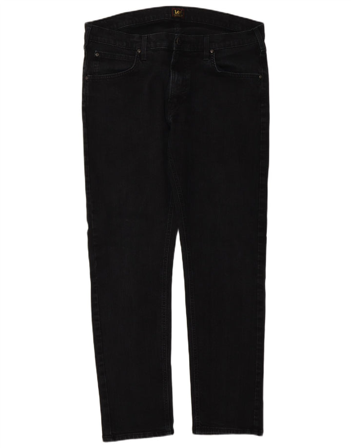 Męskie jeansy Lee Daren Zip Fly W36 L32 Szara bawełna