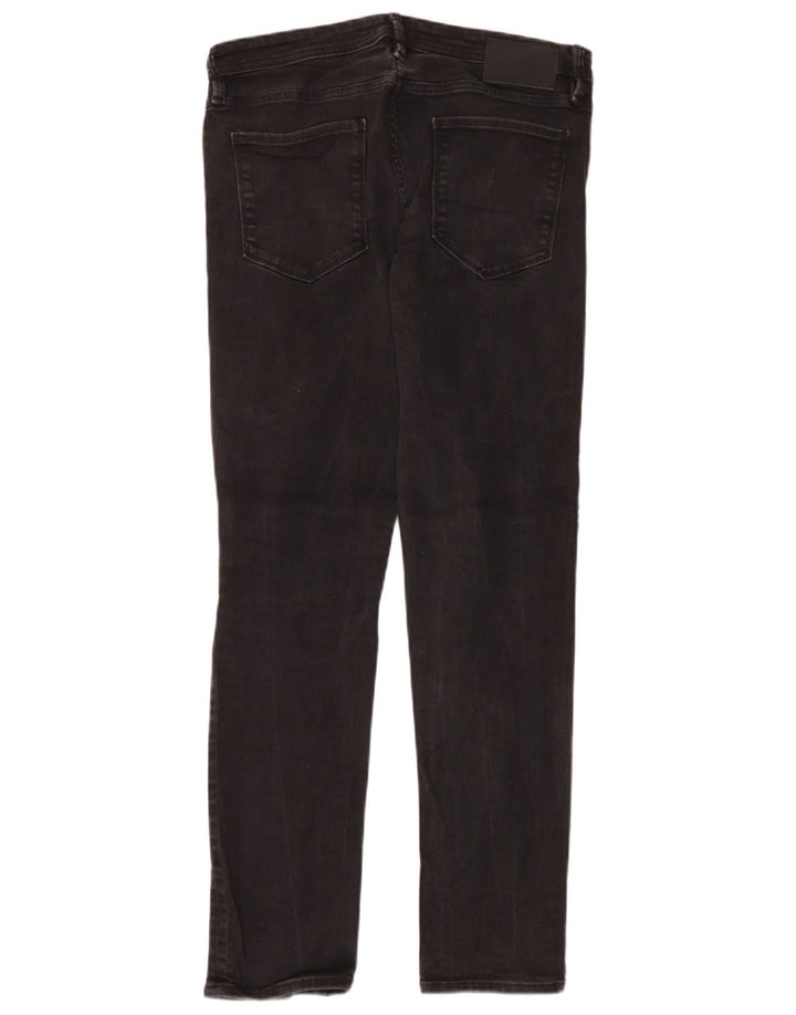 Męskie jeansy Jack & Jones GLENN Slim W33 L32 Czarne bawełniane