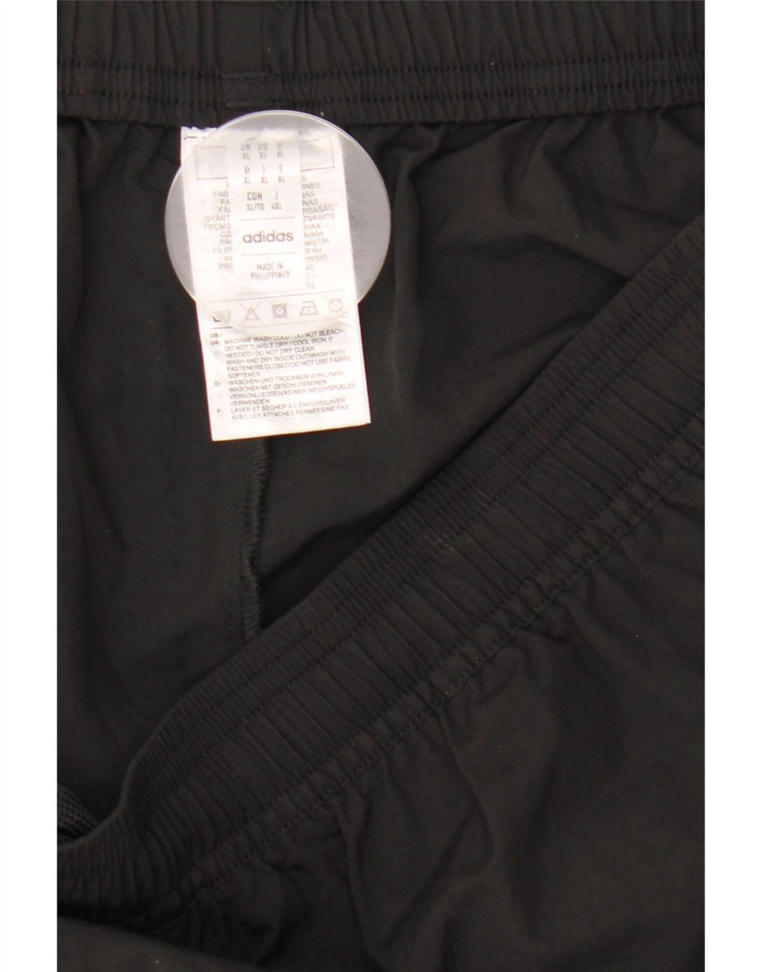 Męskie spodenki sportowe Adidas XL, czarne, poliamidowe