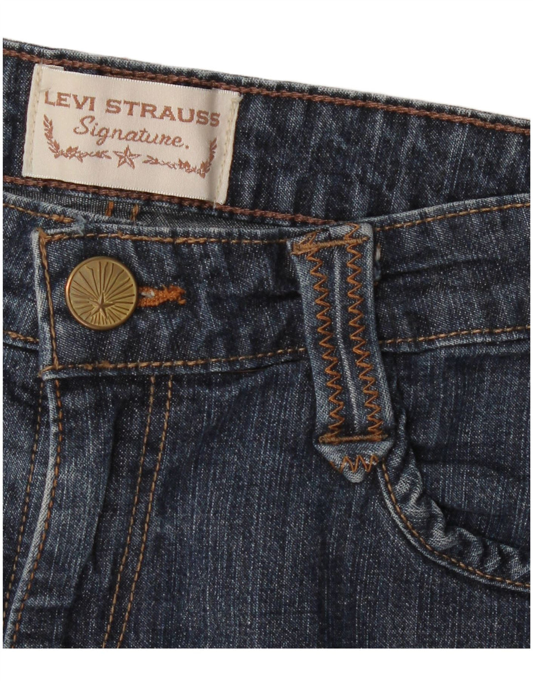 Damskie spodenki jeansowe LEVI'S Signature W32, duże, niebieskie