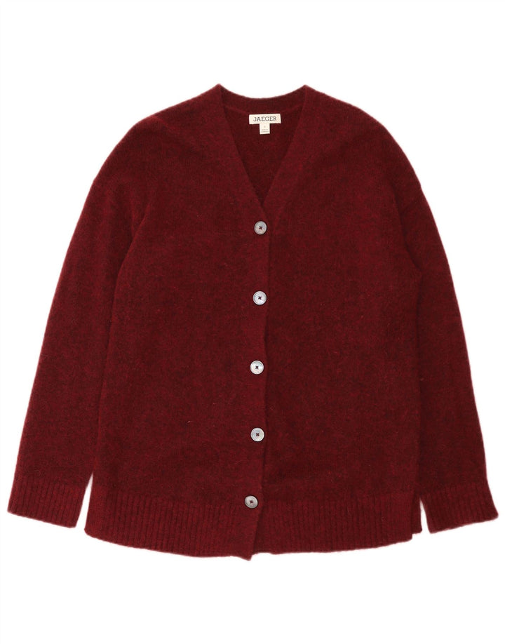 Sweter damski Jaeger UK 10 Small Burgundowy poliamid