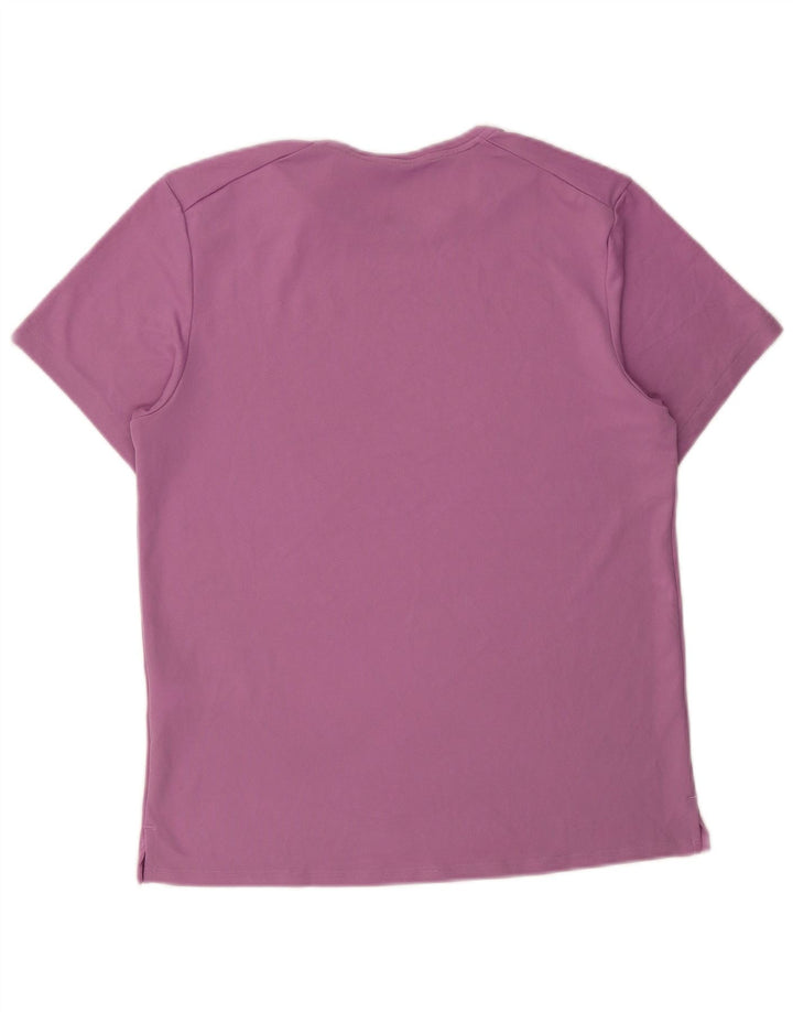 Męski T-shirt Nike Dri Fit, mały, fioletowy, poliestrowy