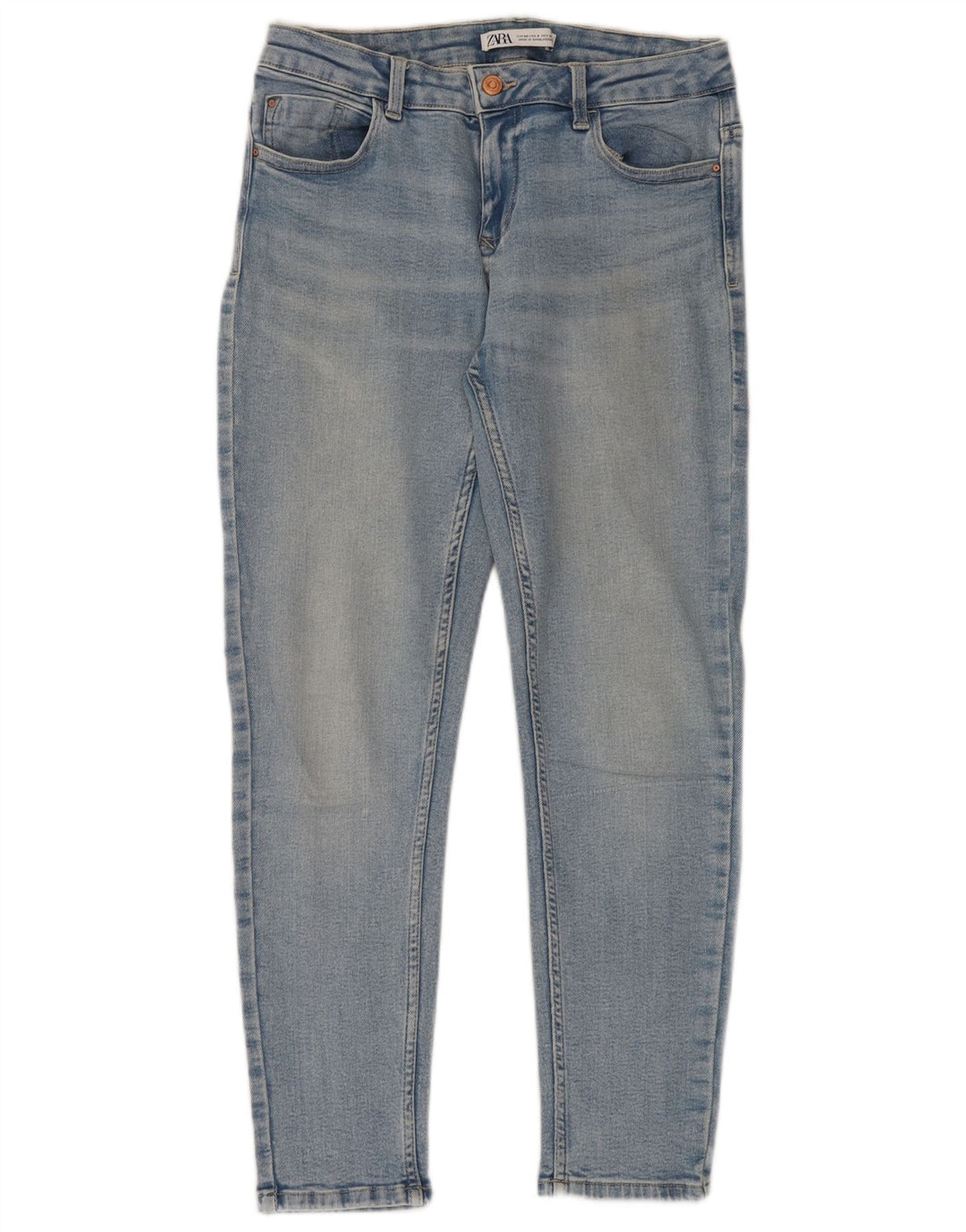 Damskie jeansy skinny Zara EU 40 Medium W30 L28 Niebieskie
