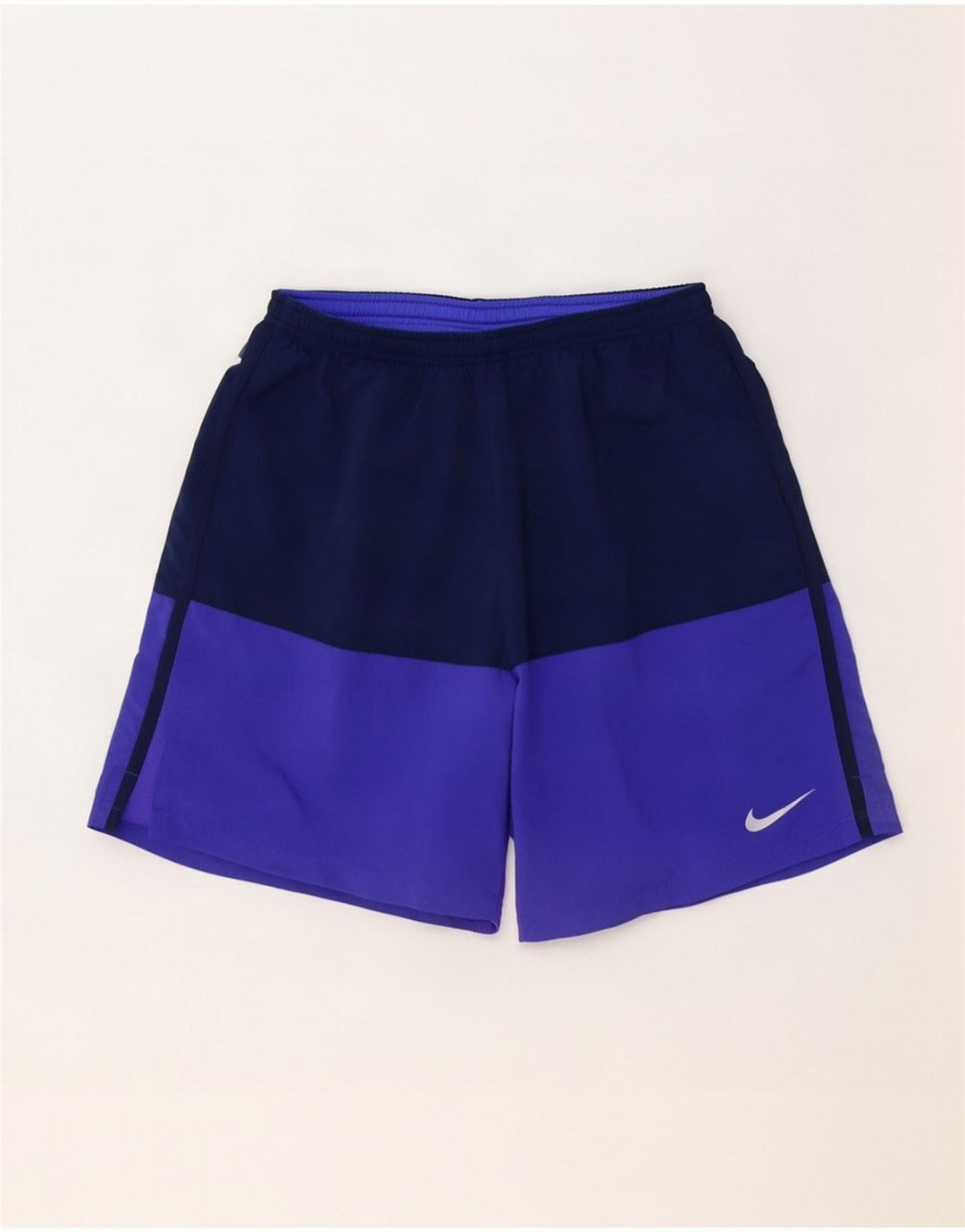 Męskie spodenki sportowe Nike Dri Fit, duży, fioletowy, poliestrowy blok kolorów