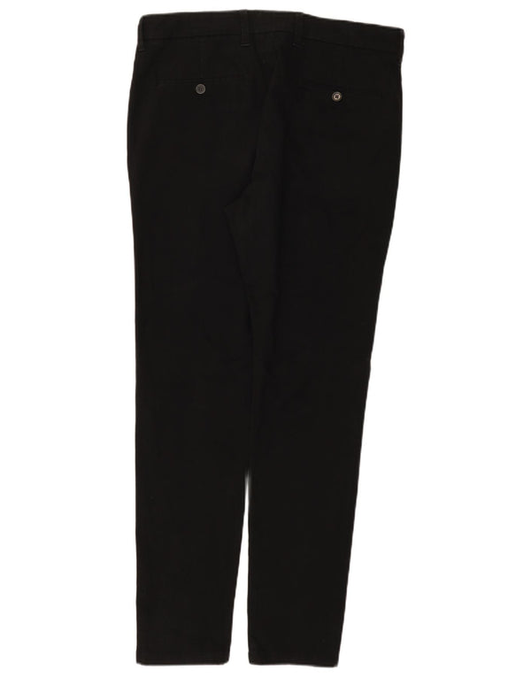 Marks & Spencer Męskie spodnie Chino Skinny W34 L31 Czarne bawełniane
