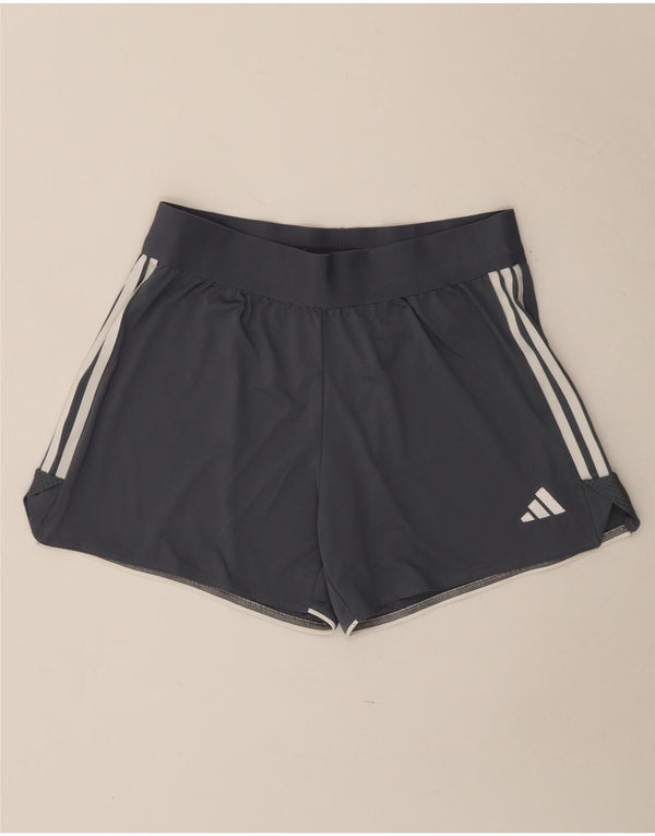 Damskie spodenki sportowe Adidas Aeroready Regular Fit UK 16/18, duże, szare