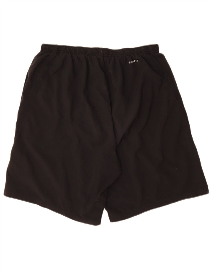 Męskie spodenki sportowe Nike Dri Fit, średni czarny poliester