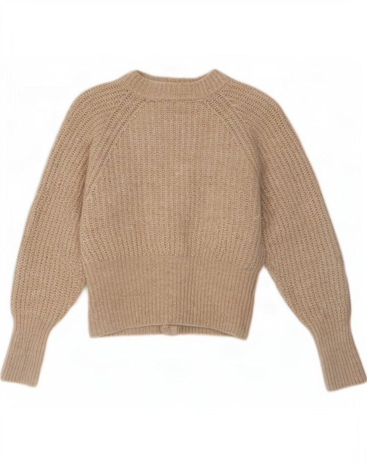 Sweter damski Zara Cardigan UK 12, średni beżowy poliester