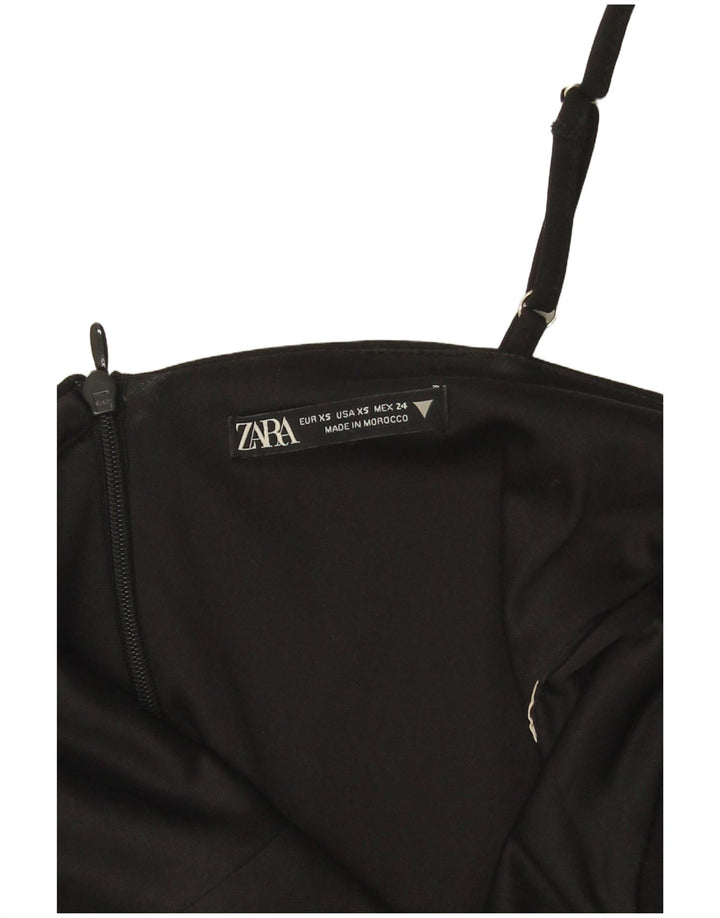 Damski top na ramiączkach Zara UK 6 XS, czarny