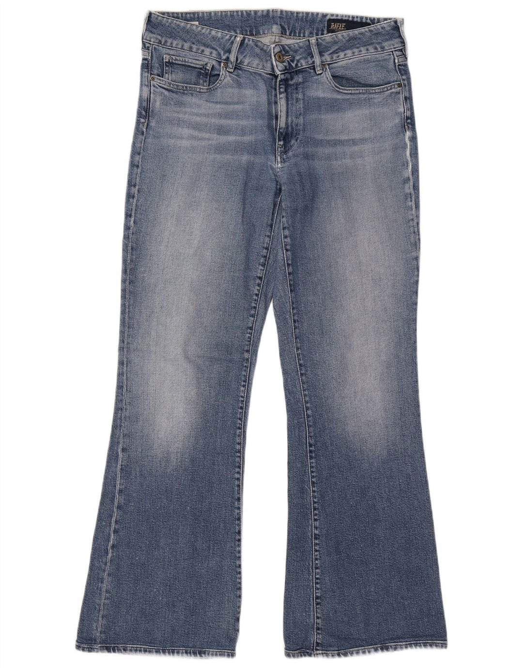 Damskie jeansy typu Bootcut Rifle W28 L34 Niebieskie, bawełniane