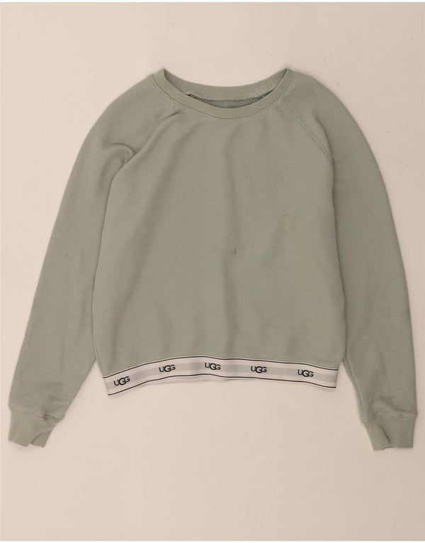 UGG Womens Graphic Oversized Full Tracksuit UK 14 Medium Green Colourblock