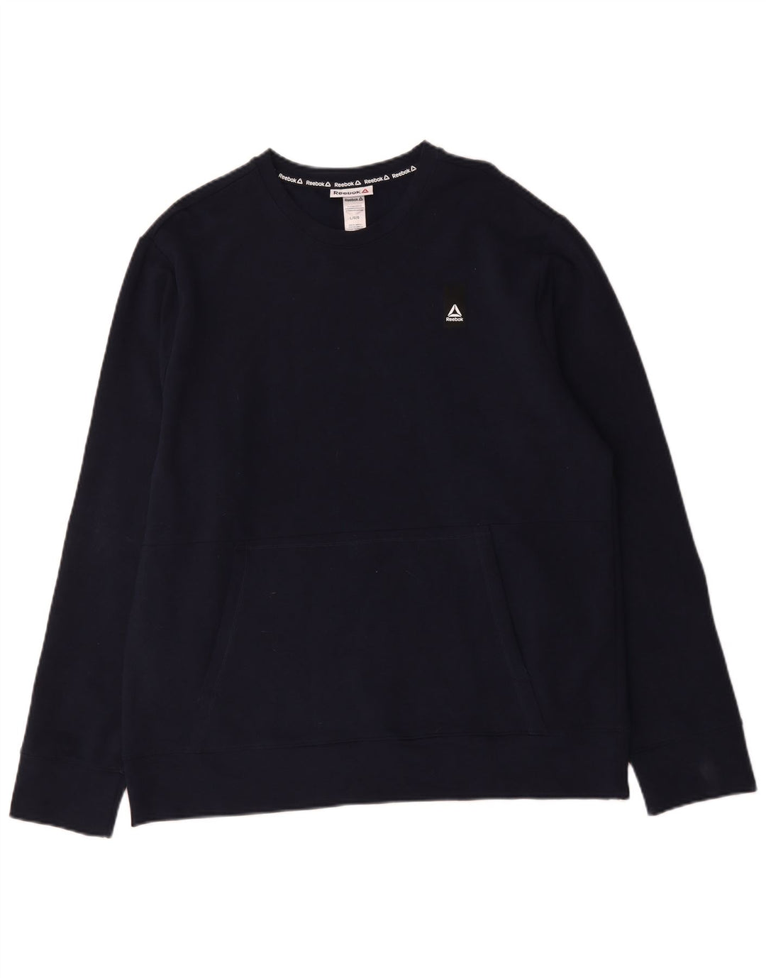 Męska bluza Reebok Jumper, duża, granatowa, bawełniana