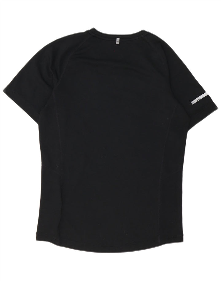 Męski T-shirt NIKE Dri Fit, mały, czarny poliester
