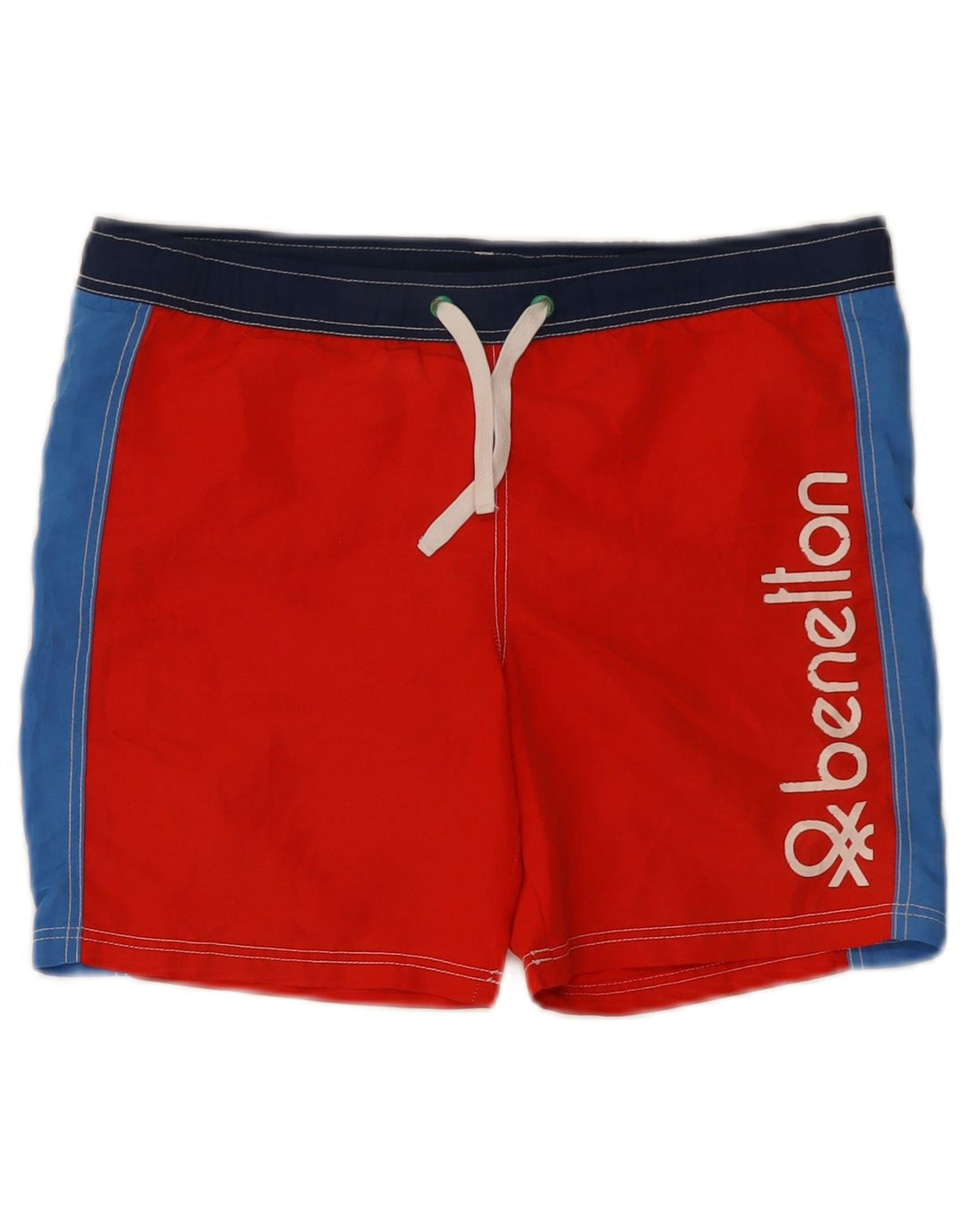 Chłopięcy top na ramiączkach z grafiką Benetton 10-11 lat XL, czerwony, blokowy kolor, poliester