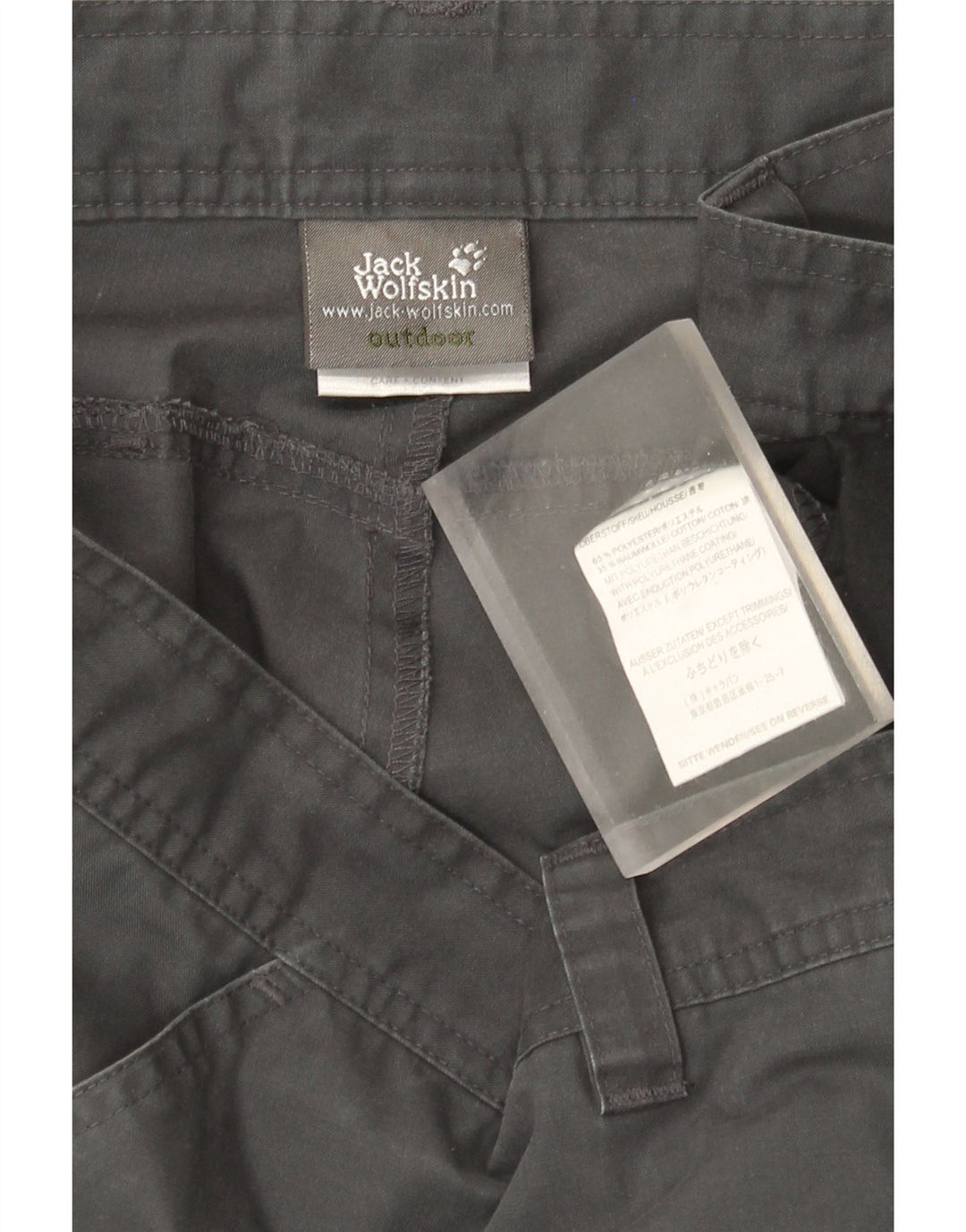 Męskie spodnie cargo Jack Wolfskin W38 L35 Szary poliester