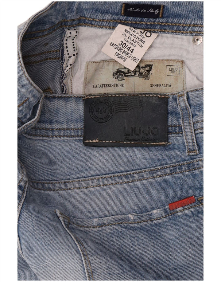 Liu Jo Męskie jeansy slim W30 L32 Niebieskie bawełniane