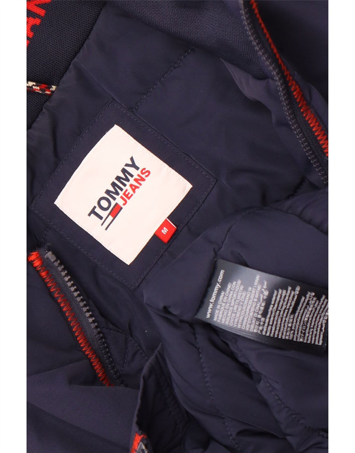 Męska wyściełana kurtka bomber Tommy Hilfiger UK 38 Średni granatowy poliamid