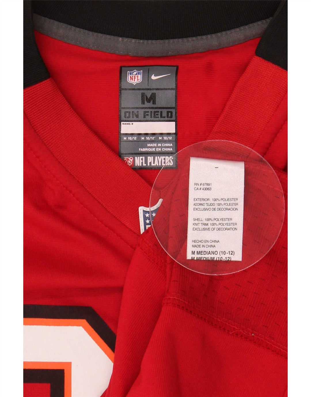 Chłopięcy T-shirt z grafiką Nike Jackson na 10-11 lat, średni czerwony blok kolorów