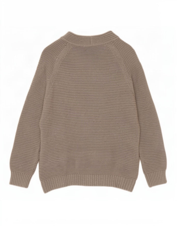Sweter damski Hobbs z otwartym kardiganem UK 14, średnioszary, bawełniany