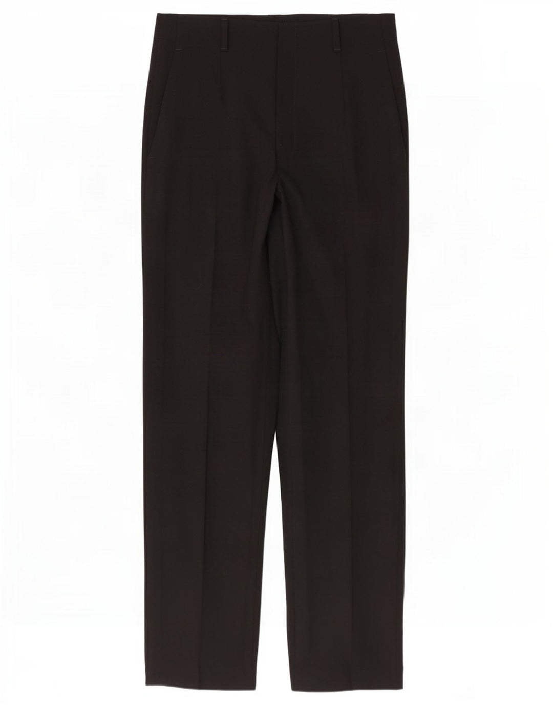 Damskie proste spodnie garniturowe Zara EU 42 Large W32 L34 Czarny poliester