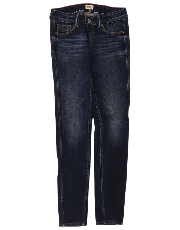 Damskie jeansy skinny Tommy Hilfiger W28 L32 Granatowa bawełna
