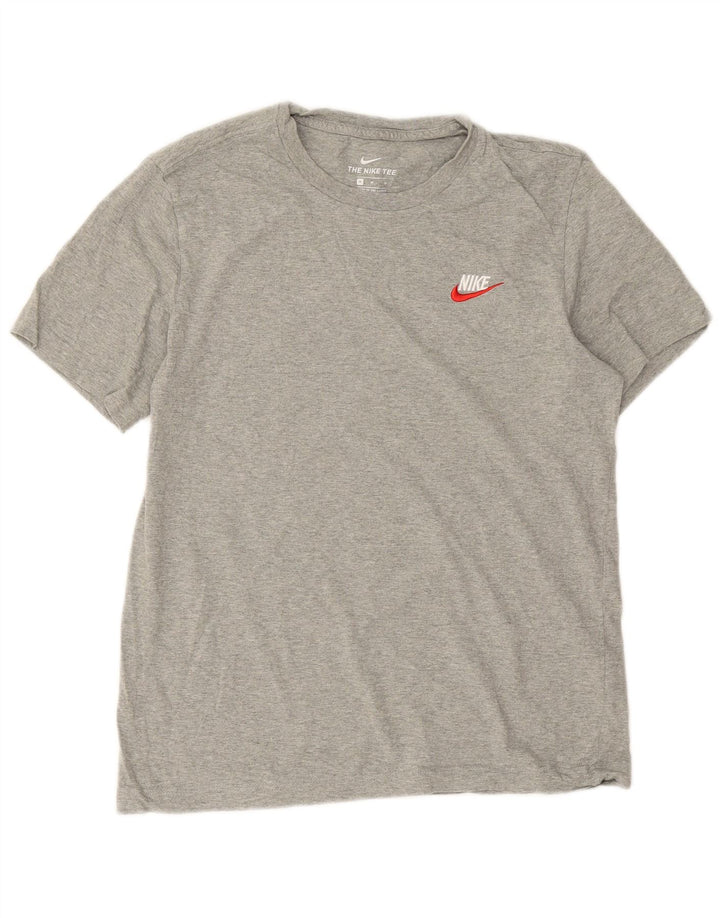 Koszulka męska Nike, średnia, szara, bawełniana nakrapiana