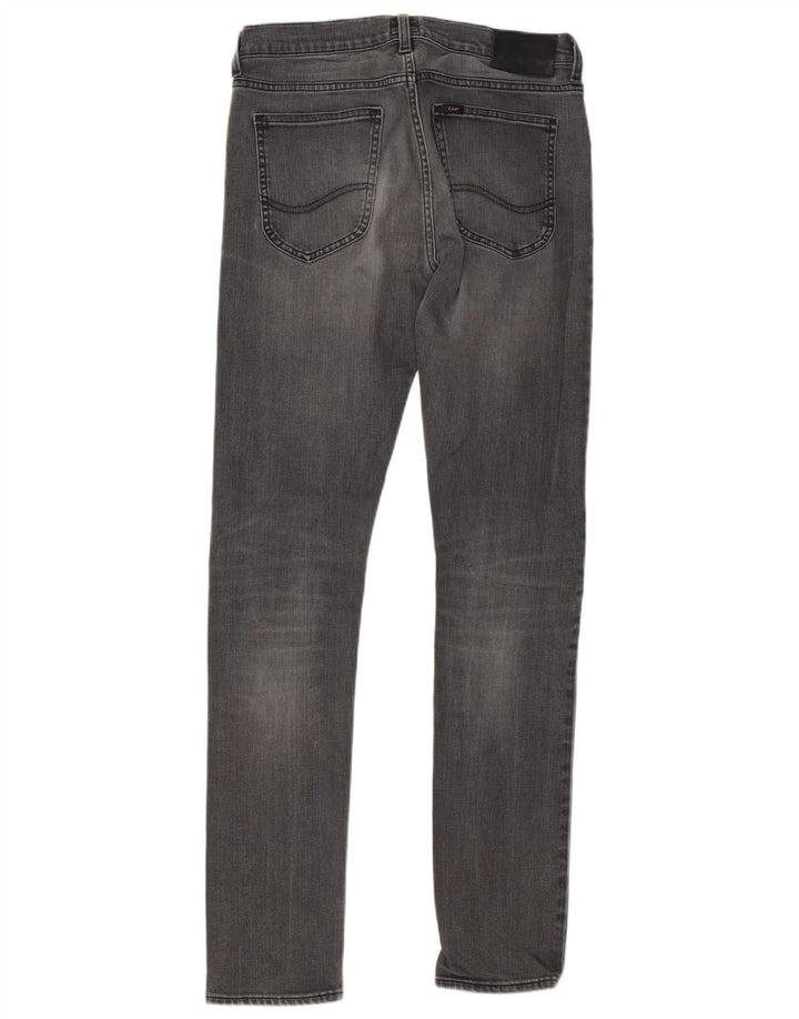 Damskie jeansy Lee Luke Slim W30 L34 Szara bawełna