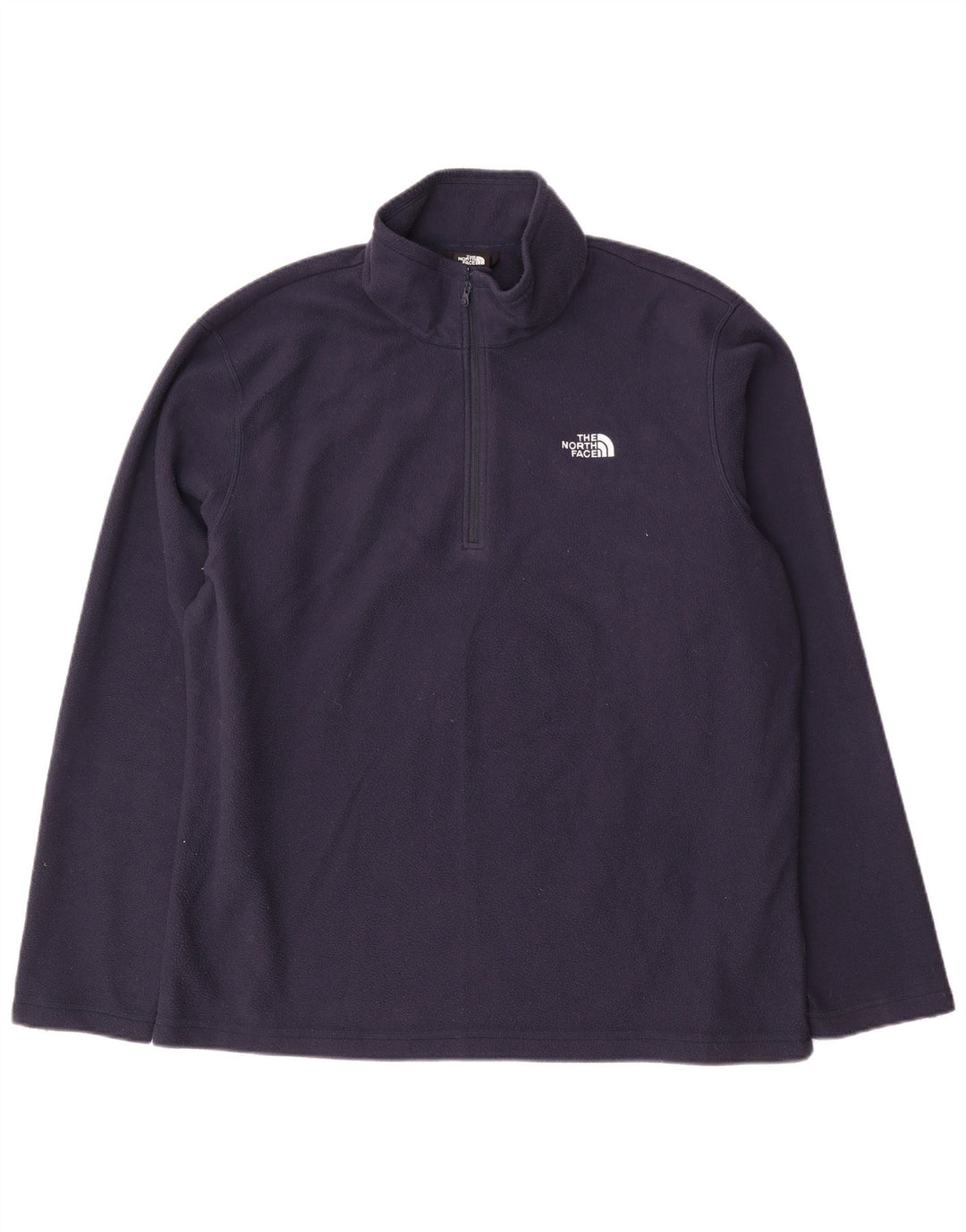 Męski sweter polarowy The North Face z zamkiem błyskawicznym XL, granatowy, poliester